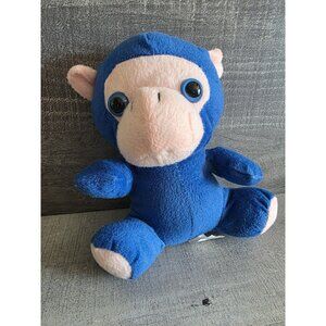 RARE Vtg EEC International Monkey Blue 7" Lovey Soft Plush Stuffed Animal G31